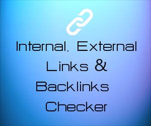 Internal, External links & backlinks checker