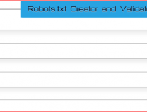 Robots.txt Generator and Validator 1